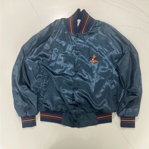 Vintage 80’s Anheuser-Busch Satin Bomber Jacket 🍺🦅 USA Made